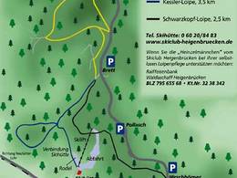 Plan des pistes Winterloch – Heigenbrücken
