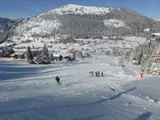 Piste facile Idealhang au téléski