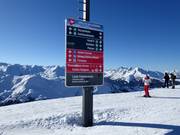 Signalisation dans le domaine skiable