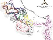 Carte de ski de fond