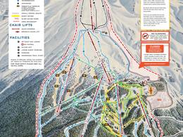 Plan des pistes Timberline