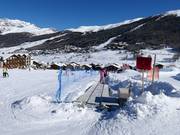 Tapis magique (l’un des nombreux dans le domaine skiable)