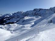 Pistes de difficulté moyenne au Metschstand et au Luegli