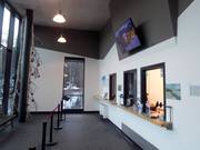 Zone de caisse soignée à la station de vallée Tofana