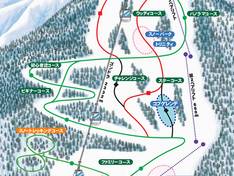 Plan des pistes Ontake Ropeway