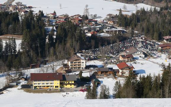 Massif de l'Empereur (Kaisergebirge): offres d'hébergement sur les domaines skiables – Offre d’hébergement Hochkössen (Unterberghorn) – Kössen