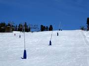 Enneigement par canons à neige dans le domaine skiable Idre Fjäll