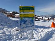 Signalisation claire sur le plateau de Rohrmoos