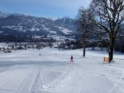 Piste de course au téléski Schneemandllift