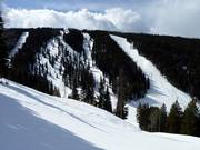 Vue sur les pistes difficiles de Vimy Ridge