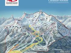 Plan des pistes Marmot Basin – Jasper