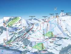 Plan des pistes Molines-en-Queyras/Saint-Véran