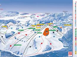 Plan des pistes Postwiesen Skidorf – Neuastenberg