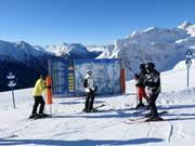 Panneau d'information sur la piste