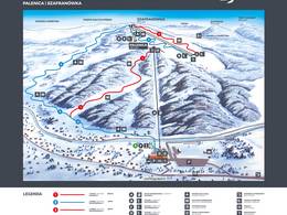 Plan des pistes Palenica – Szczawnica