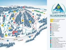 Plan des pistes Czorsztyn – Kluszkowce
