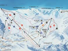 Plan des pistes Corno alle Scale – Lizzano in Belvedere