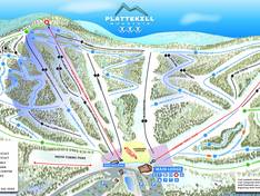 Plan des pistes Plattekill