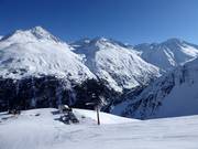 Vue sur Stablein avec panorama montagneux