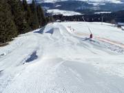 Snowpark préparé sur la Mutterer Alm