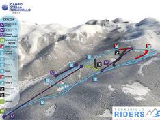Plan des pistes Campo Stella – Leonessa