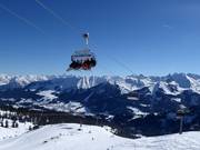 Olympiabahn - 6 places | Télésiège rapide (débrayable) avec capots de protection et sièges chauffants