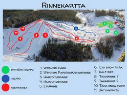 Plan des pistes Talma