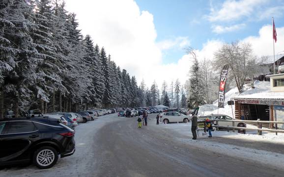 Région du Léman: Accès aux domaines skiables et parkings – Accès, parking Villars/Gryon/Les Diablerets