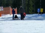 Piste de luge au Hausberg