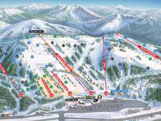 Plan des pistes Boreal