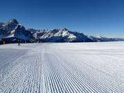 Piste damée dans le domaine skiable Drei Zinnen Dolomiten