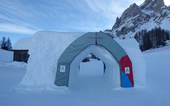 Snowparks Alta Pusteria (Haut-Adige) – Snowpark 3 Zinnen Dolomites – Monte Elmo/Stiergarten/Croda Rossa/Passo Monte Croce