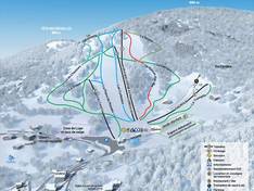 Plan des pistes Larcenaire – Bussang
