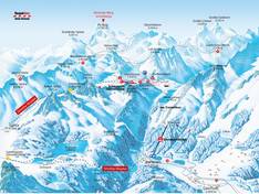 Plan des pistes Silvretta Bielerhöhe – Partenen