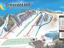 Plan des pistes Crescent Hill