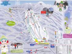 Plan des pistes Shirakaba Kogen