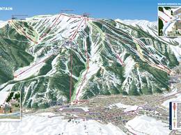 Plan des pistes Bald Mountain – Sun Valley