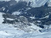 Vue depuis le Hörnli sur Inner-Arosa