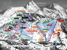 Plan des pistes Yamaboku – Yamada Bokujo