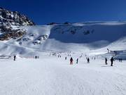 Piste facile au glacier du Rettenbach
