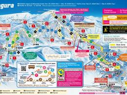 Plan des pistes Mitsumata/Kagura/Tashiro (Mt. Naeba)