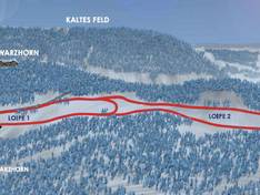 Plan des pistes Schwarzhorn – Waldstetten