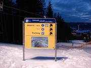 Signalisation des pistes dans le domaine skiable