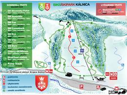 Plan des pistes Kálnica (SK)