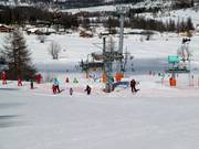 Téléskis d'entraînement dans la zone de la vallée