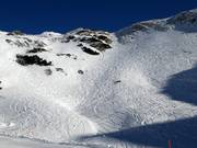 Zone freeride au télésiège Koblat