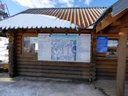 Plan des pistes à la station de vallée Alpe di Vezzena