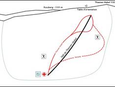 Plan des pistes Thanner Hubel