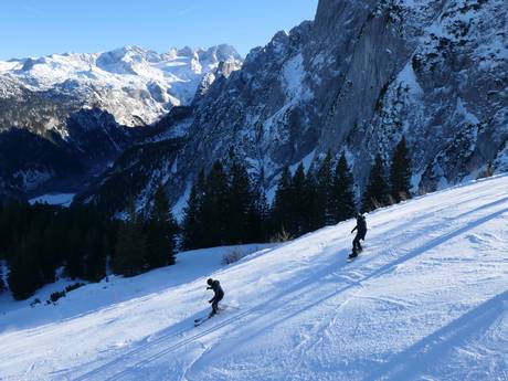 Domaines skiables pour skieurs confirmés et freeriders Massif du Dachstein – Skieurs confirmés, freeriders Dachstein West – Gosau/Russbach/Annaberg