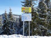 Signalisation des pistes avec plan des pistes